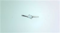 Anillo Sommer Mujer Solitario in Oro blanco Diamante 0.10 Ct AN-10039-1 - AN-10039-1